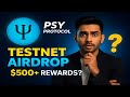 Psy Protocol Airdrop |Testnet Airdrop | $500+ Rewards? | Full Step-by-Step Guide (Hindi)