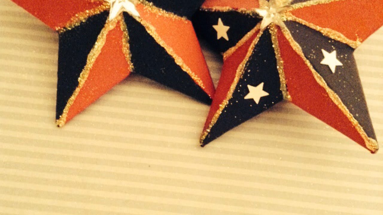 Make Pretty Patriotic Paper Mache Stars DIY Home Guidecentral YouTube
