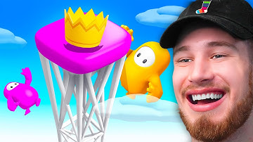 I made the TALLEST CUSTOM Fall Guys Map (mods)