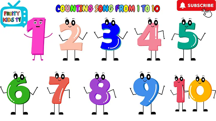 Counting Song from 1 to 10 | Number Song for kids | Nursery Rhymes | Sing and learn  #numbers