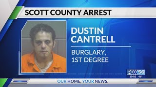 Man arrested in connection to Scott County burglary