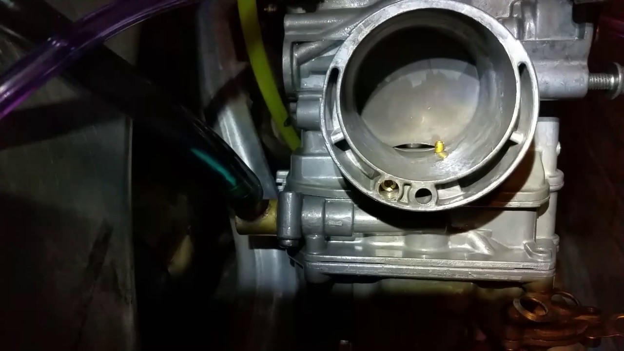 2007 YZ450F Accelerator Pump After Cleaning Nozzle FCR MX Carb YouTube