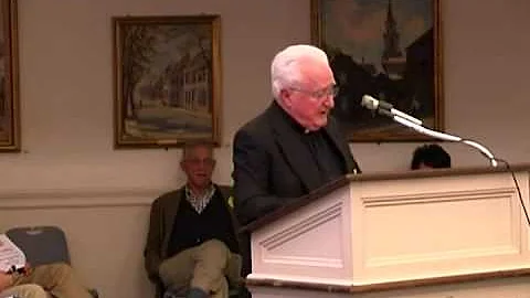 Father Eugene McKenna, President CCACG speaks to N...