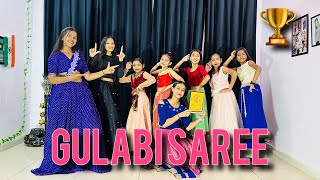 Gulabi Saree Dance Challenge 💃 1st Round Competition