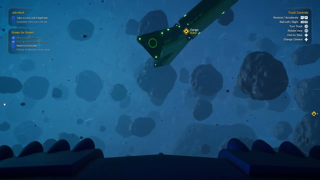 Star Trucker Barrow mission trailers glitch