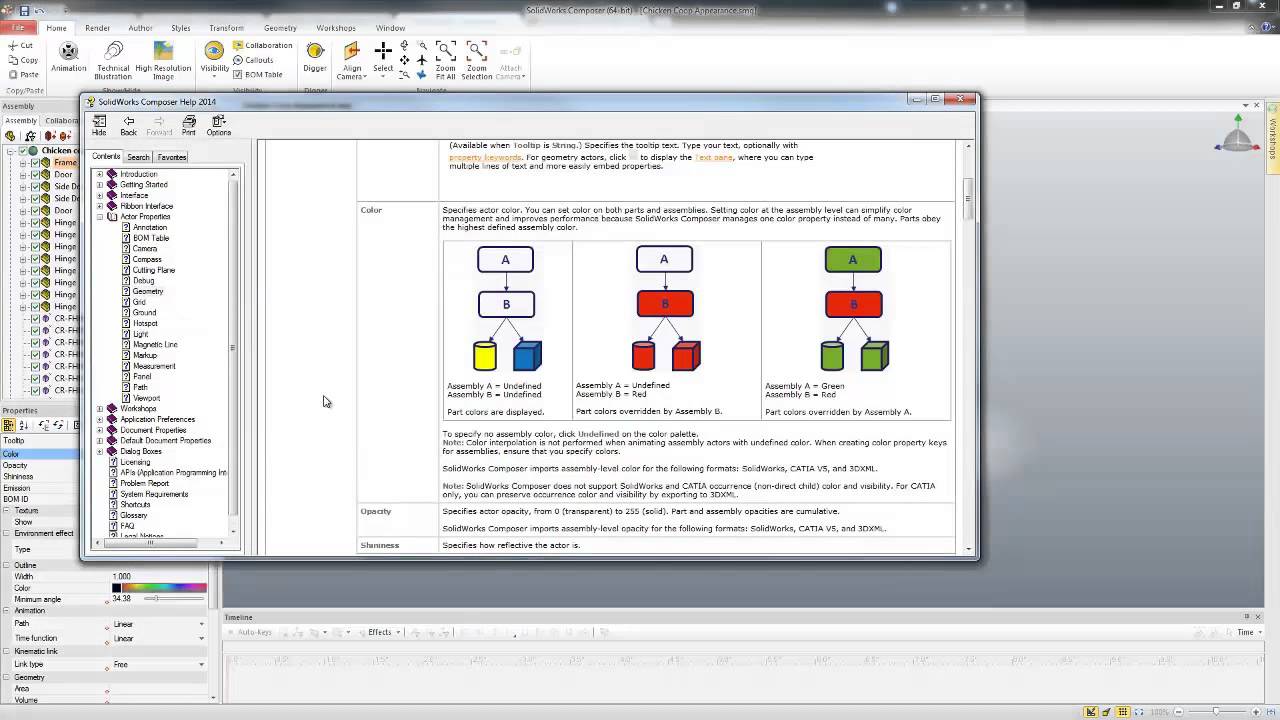 SOLIDWORKS Composer - Colors and Textures - YouTube