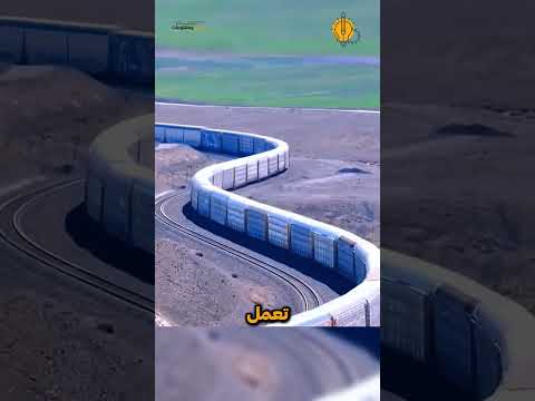 أطول قطار في العالم وحش حديدي يبتلع الأرض دون نهاية