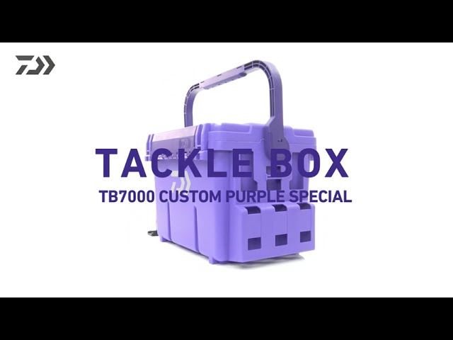 TACKLE BOX TB7000 CUSTOM PURPLE SPECIAL - YouTube