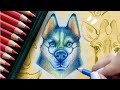 Real-Time Colour Pencil Sketchbook Drawing! Faber Castell POLYCHROMOS
