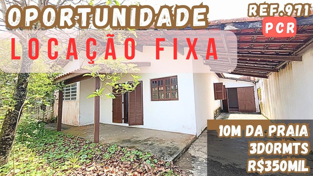 REF.971 Oportunidade a 10m do mar no Jardim Suarão