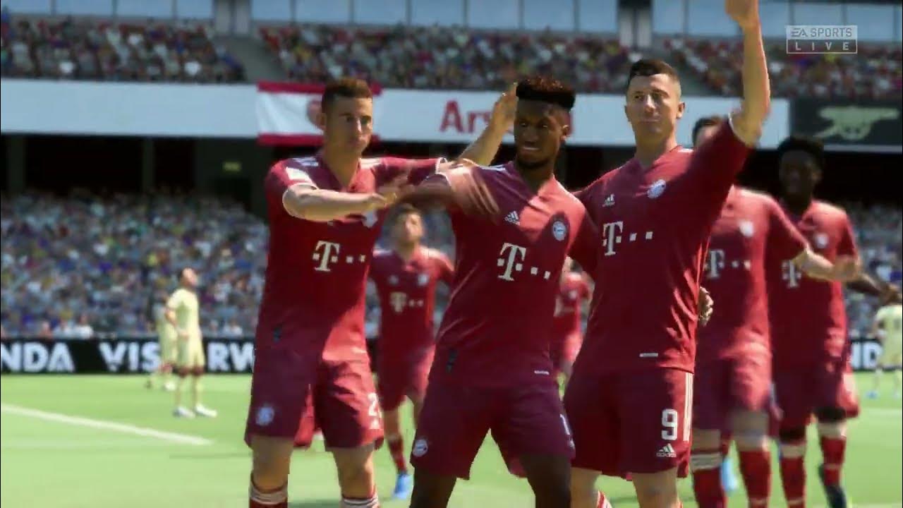 FIFA 22 Season Division 8, Match 2 Bayern 3 0 Arsenal, Climibing the ladder YouTube