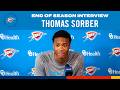 Thomas Sorber | 2025-26 End-of-Season Interviews | OKC Thunder