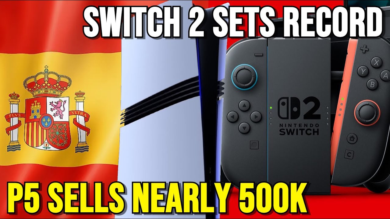 PS5 Sold Nearly 500K Units in Spain in 2025, Switch 2 Sold 323K Units