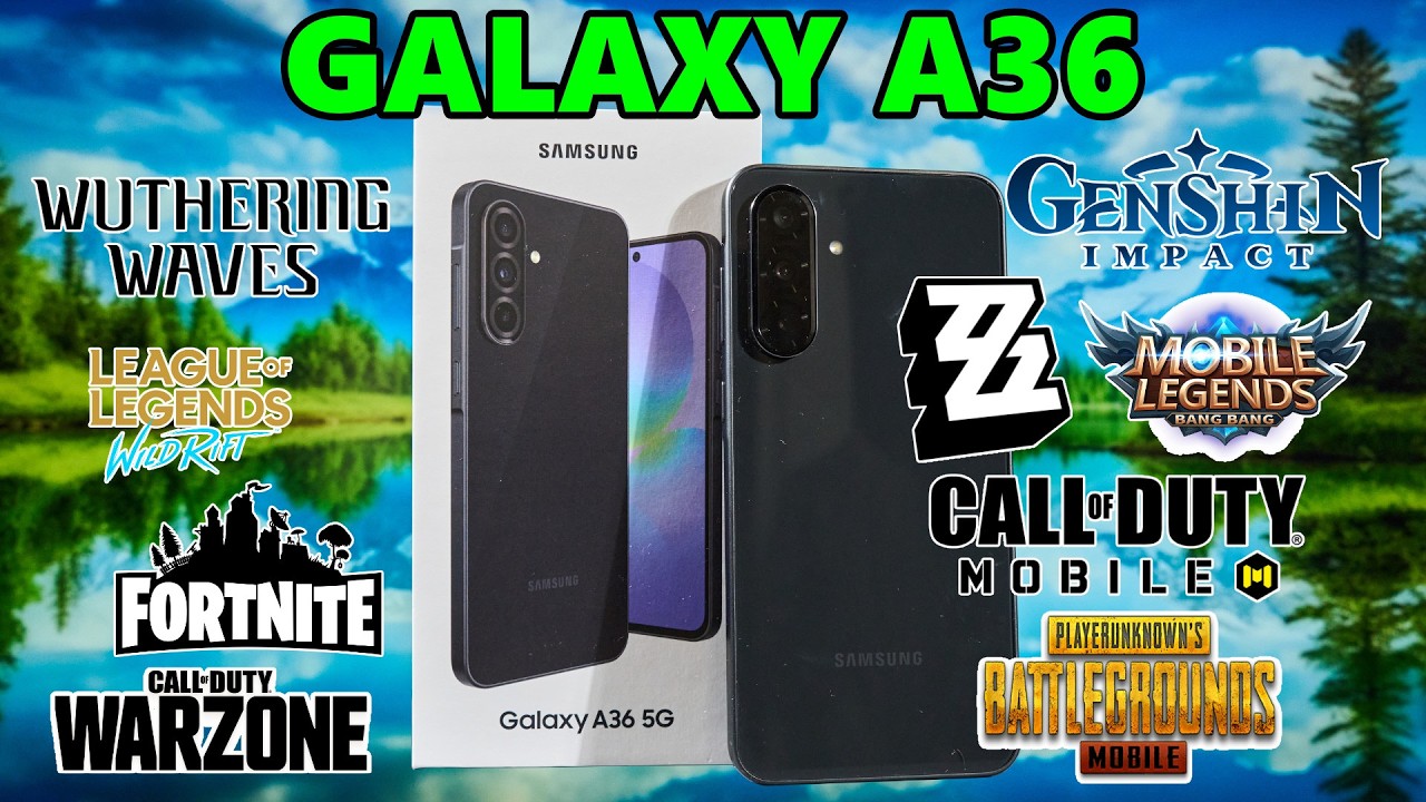 Gaming test - Samsung Galaxy A36 with Snapdragon 6 Gen 3!