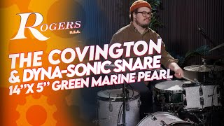 Vintage Vibe: Rogers Covington 20'' White Marine Pearl Drum Kit