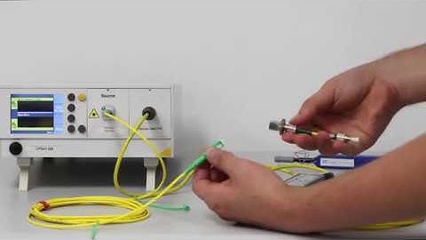 Testing an APC to APC Cable Assembly Using a Reference Reflector Cable