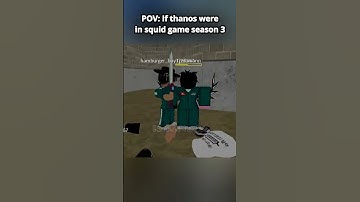 Thanos in Squid Game S3 🍴 #memes #roblox #squidgame