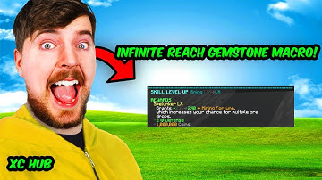 Infinite Reach Gemstone Macro | Hypixel Skyblock Mining Macro｜Pizza Client