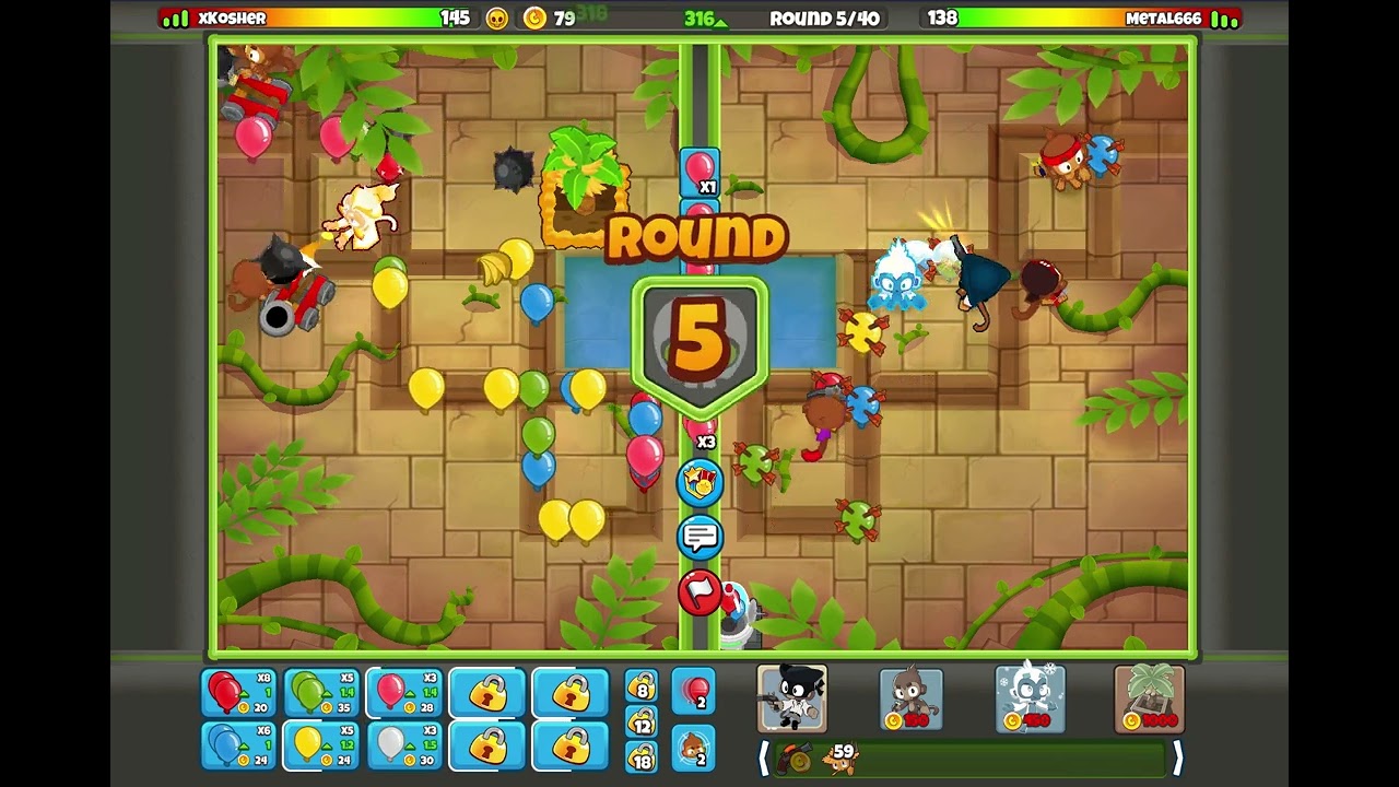 ZOMG Superdome Restricted Monkeys Game - Beating Xkosher from Cheesyheads Clan for 4000 Coins