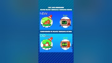 OBJECT BORNANA - INTRO COMPARSION #shorts