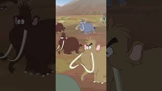 Mammoth Stampede Getting Cornered by Cavemen