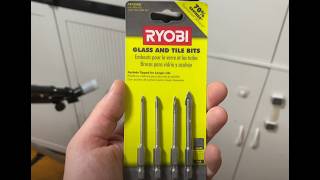 Ryobi Glass and Tile Bits  - AR1650G - Shorter Version