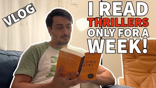 Trying to Read 3 Big Thrillers In A Week! | Reading Vlog