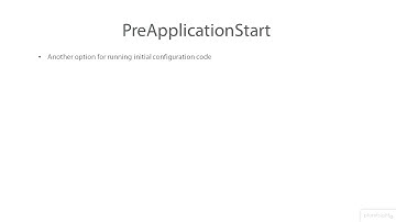 ASP.NET Basics 3 - 2.04 Configurations with the PreApplicationStartMethod