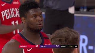 Zion Williamson Full Play vs Sacramento Kings | 08\/06\/20 | Smart Highlights