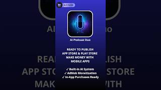 AI Podcast Duo – Ready to Publish Mobile App #mobiledeveloper #appdeveloper #startup #ai #aiapp