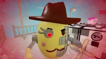 Roblox Piggy 2 CYBORG MR. P NPC JUMPSCARE - Roblox Piggy Build Mode