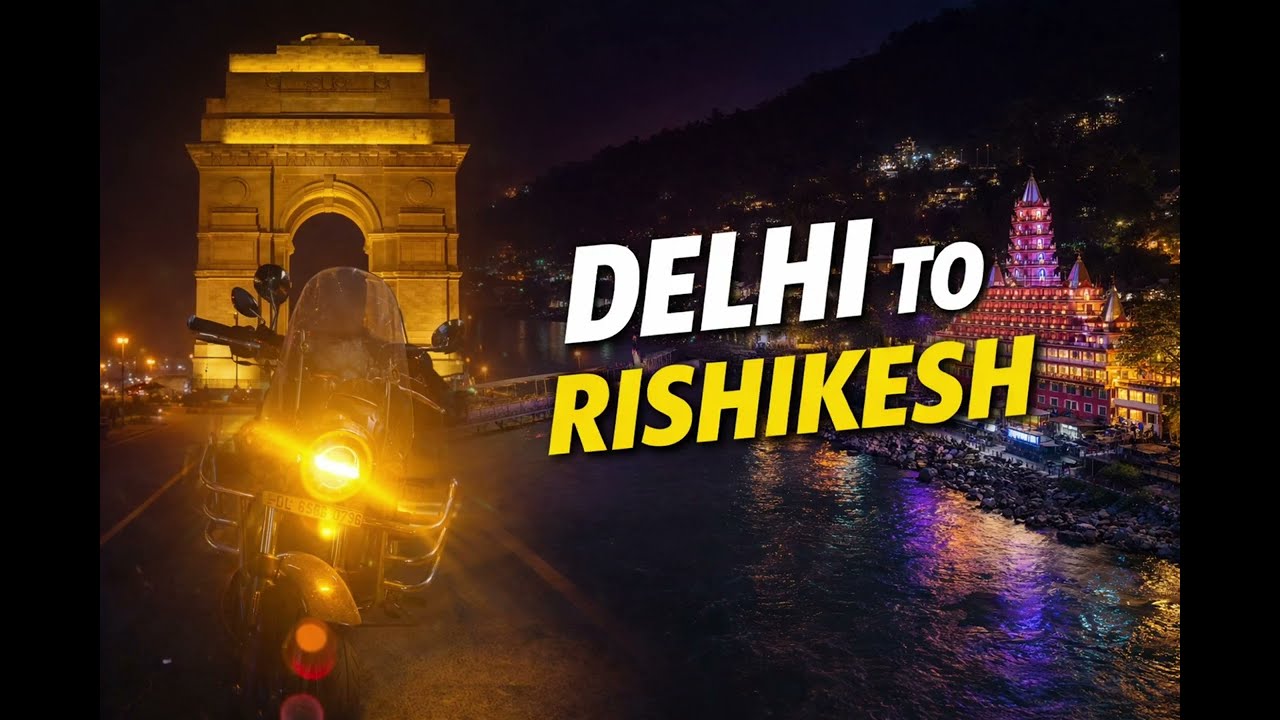 From Delhi Streets to Rishikesh Hills |  Morning Bike Trip on meteor 350 | Day 1|