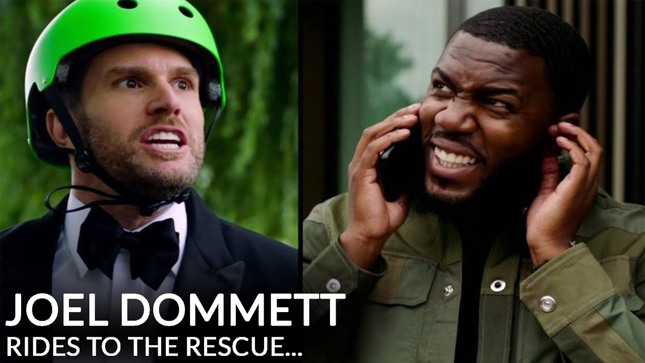 Joel Dommett... Rides to the rescue