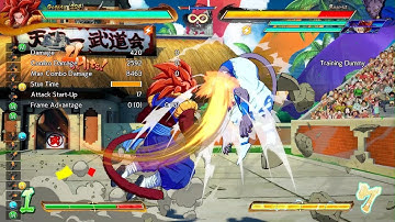Gogeta SS4 corner combo