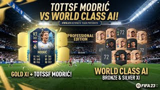 Full Gold Xl with TOTM Luka  Modrić vs World Class AI with Silver and Bronze Xl Guide