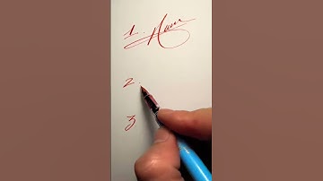 Chữ N và cách ký tên #chuky #chukydep #chukydeptheoten #chukyphongthuy #kyten #vietchuky