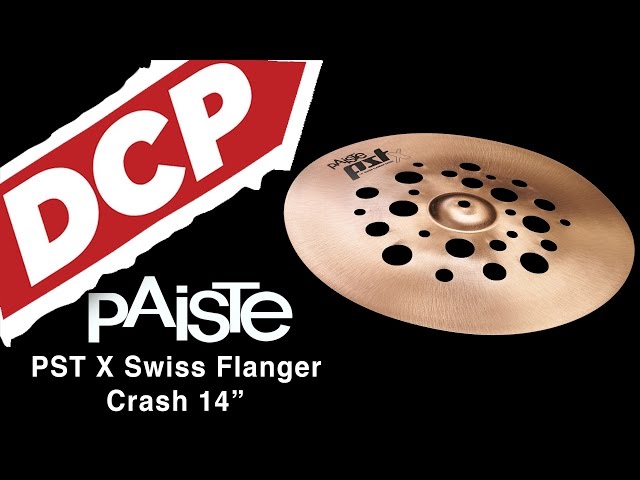 Тарелка для барабанов Paiste PSTX Swiss Flanger Crash 14