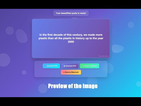 Quotura video preview 2