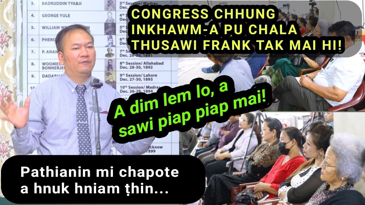 Synod Revival Speaker Pu Chala'n Congress a dim lem lo hle! A sawi piap piap mai!