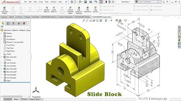 Solidworks Tutorial: Exercise #3 (Slide block)