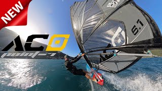 New Point-7 Ac-0 No-Cam Slalom Sail Filmed On A Windy Day In Vassiliki