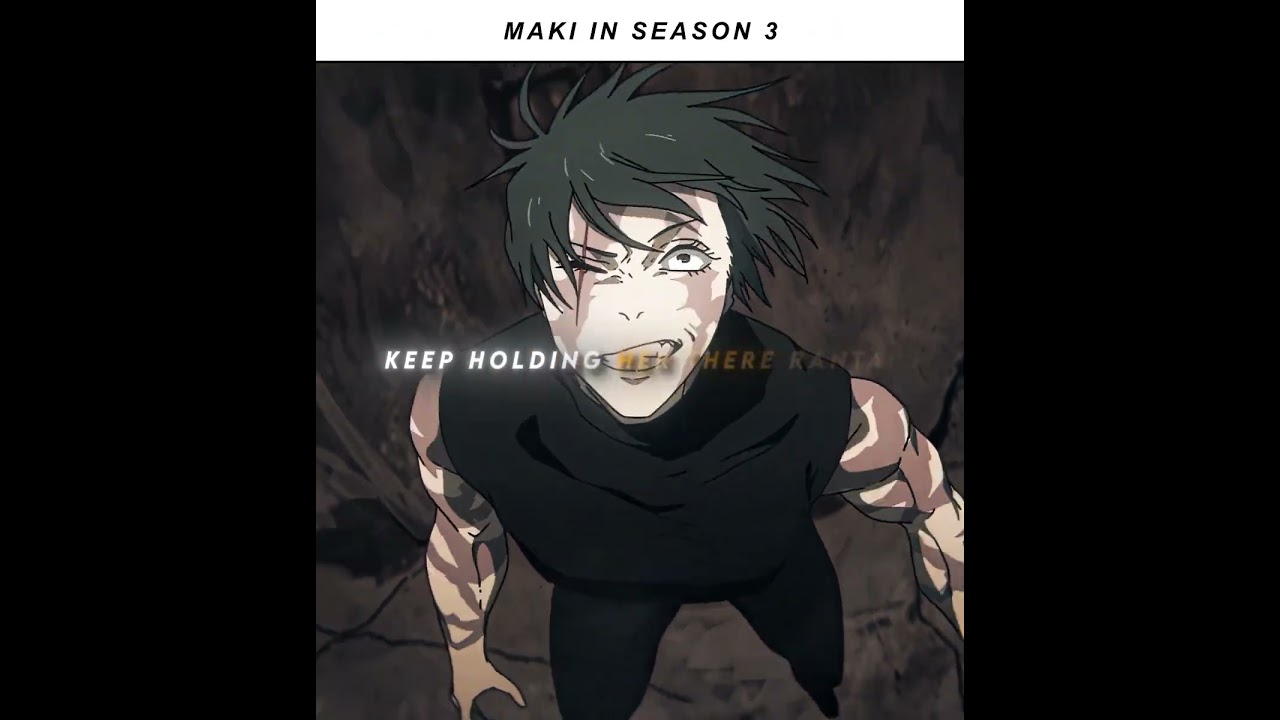 Maki Is Too Strong 💀 - Maki - Jujutsu Kaisen Season 3 | Sem Nada - (Slowed)