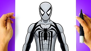 How to DRAW SPIDER MAN 🕷 Anti Venom Suit 🕷 Spider-Man 2