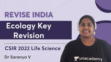 Revise India | Ecology Key Revision | Life Sciences | CSIR UGC NET | Saranya | Unacademy CSIRUGCNET
