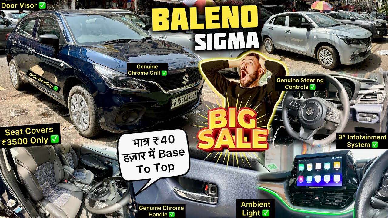 2024 Baleno Sigma Base To Top Modification Baleno Sigma Model Modified ...