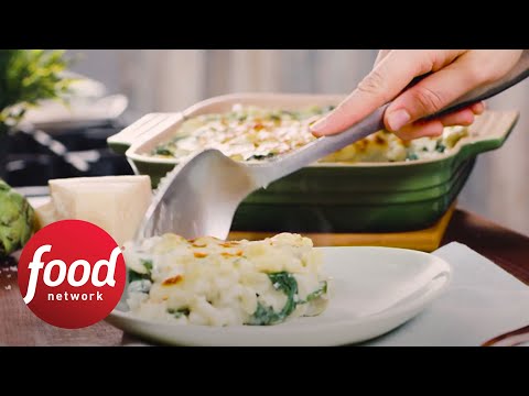 Spinach and Artichoke Dip Mac 'n' Cheese | Food Network