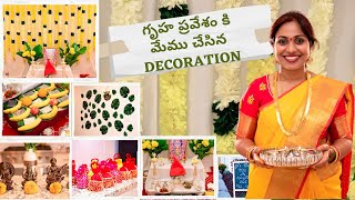 House warming preparation & decoration vlog USA||House warming Decoration ideas||TeluguvlogsfromUSA