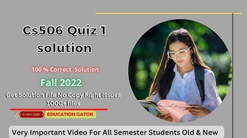 Cs506 Quiz 1 | Cs506 Quiz 1 Solution 2022 | Cs506 Quiz 1 Fall 2022 |#Cs506Quiz1 | Cs506 Quiz 1 2023