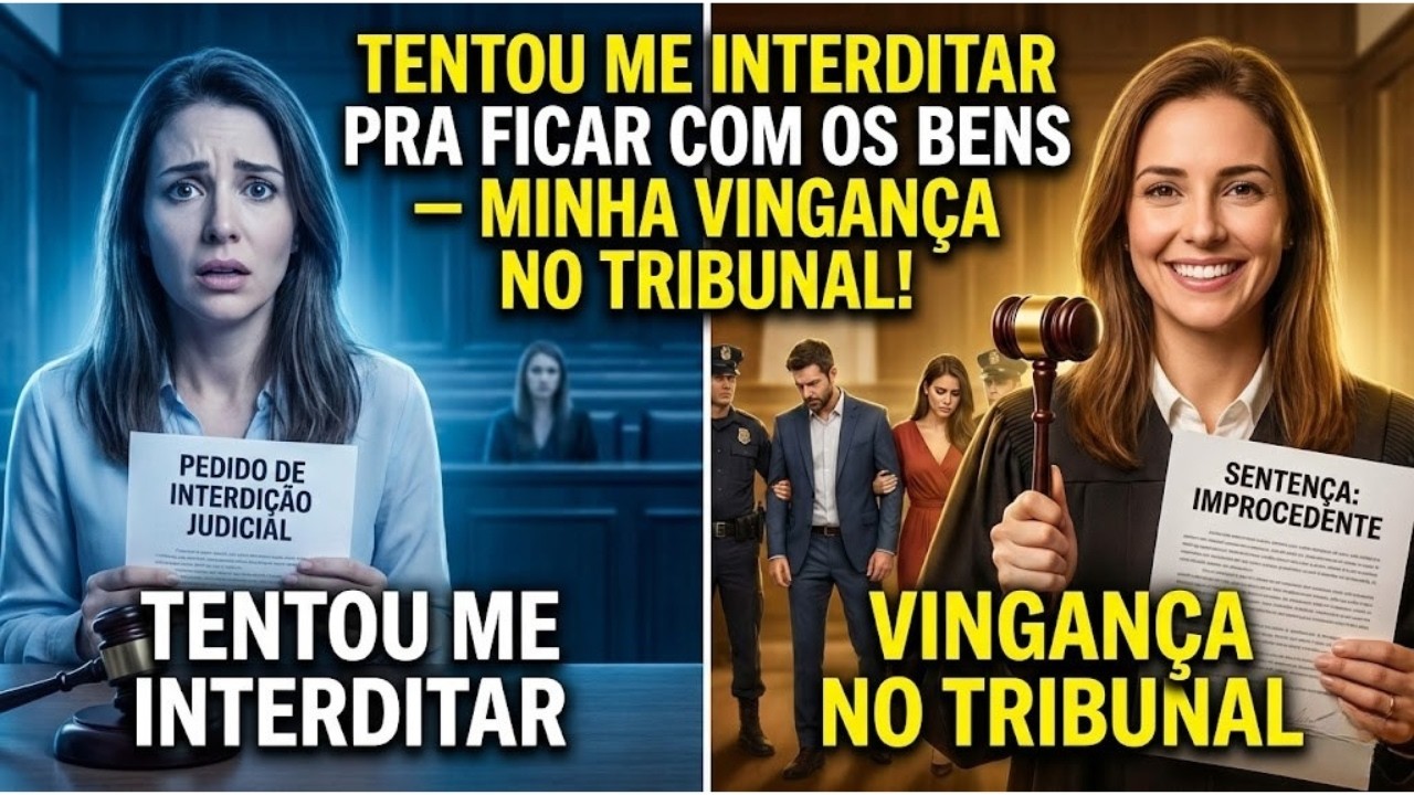 Tentou me INTERDITAR pra Ficar com os BENS — Minha Vingança no Tribunal!