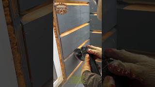 Siding Groove Sanding Tool Hack #DIY #Construction #Tools